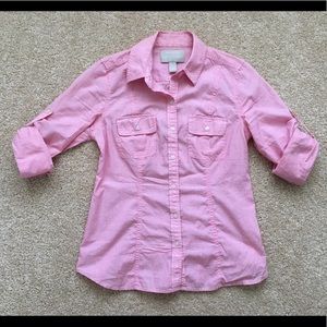 💕HP💕EUC banana republic soft wash button down